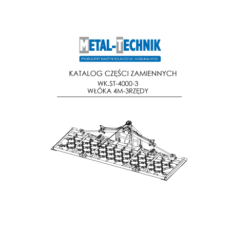 Katalog części zamiennych Włóka 2 siłowniki 4000-3